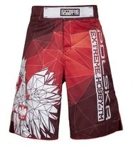Extreme Hobby Spodenki, Grappling Polska, rozmiar 2XL, czerwony - Kimona, stroje i obuwie - miniaturka - grafika 3