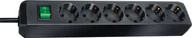 Listwy zasilające - Brennenstuhl Listwa zasilająca Eco-Line 6 gniazd 3m czarny 1159500400 1159500400 - miniaturka - grafika 1