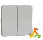 Wyłączniki światła i elektryczne - Schneider Electric MUREVA STYL Mechanizm łącznika schodowego podwójnego IP55 biały MUR39022 MUR39022/SCH - miniaturka - grafika 1