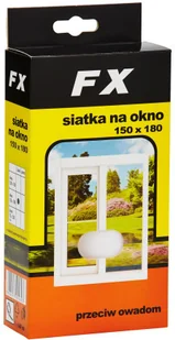FX FX SIATKA NA OKNO 150X180 BIAŁA Zakupy dla domu i biura! 327 - Wystrój wnętrz - miniaturka - grafika 2