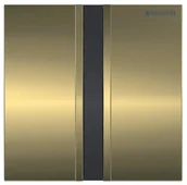 Przyciski spłukujące - Geberit Sigma50 Elektroniczny przycisk spłukujący do pisuaru zasilanie 230 V mosiądz szczotkowany 116.026.QF.1 - miniaturka - grafika 1