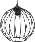 Lampy sufitowe - Euluna Lampa wisząca Cumera czarna, 4-punktowa, okrągła - miniaturka - grafika 1