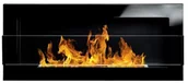 Biokominki - Ecofire Biokominek wiszący z szybą 900 x 400 mm czarny połysk - miniaturka - grafika 1