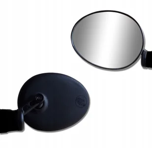 Lusterko rowerowe Ajs w kierownicę, czarne - Akcesoria rowerowe - miniaturka - grafika 2