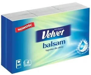 Velvet chusteczki HIGIENICZNE BALSAM 6X9SC - Chusteczki higieniczne - miniaturka - grafika 2