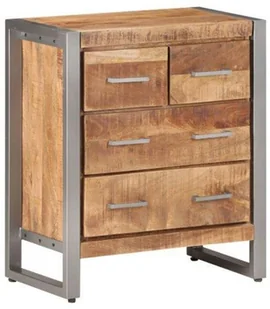 vidaXL Lumarko Szafka, 60x35x70 cm, surowe drewno mango 323485 - Szafki do salonu - miniaturka - grafika 8