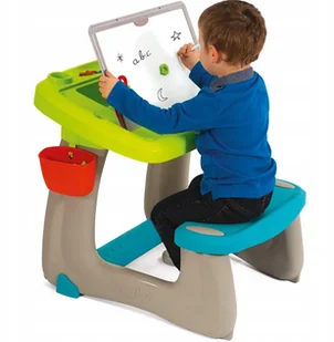 Smoby Stolik z tablicą - Zabawki kreatywne - miniaturka - grafika 5