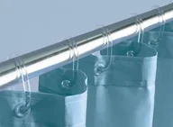 Zasłony prysznicowe - Kleine Wolke zasłona prysznicowa pierścienie kolor Przezroczyste szkło 12 sztuki 268000000 - miniaturka - grafika 1