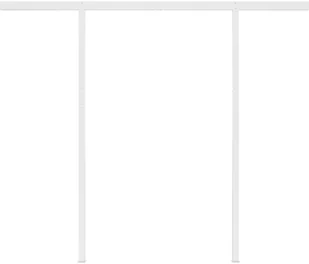 VidaXL Lumarko Ręcznie zwijana markiza ze słupkami, 3,5x2,5m, antracytowa - Markizy - miniaturka - grafika 7