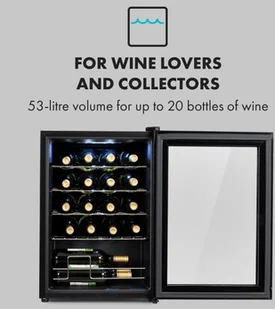 Klarstein HEA-Shiraz 20 slim - Chłodziarki do wina - miniaturka - grafika 6