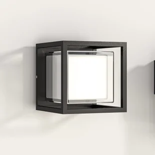 Smartwares Kinkiet zewnętrzny LED Cubic, aluminium, kostka - Lampy ogrodowe - miniaturka - grafika 2