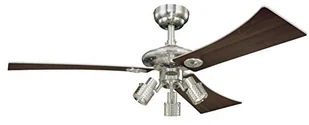 Westinghouse audubon 7211940 wentylator sufitowy, a + + to E, metalowy, GU10, szczotkowany nikiel, 122 x 122 x 39 cm 7211940 - Wentylatory sufitowe Westinghouse audubon 7211940 wentylator sufitowy, a + + to E, metalowy, GU10, szczotkowany nikiel, 122 x 122 x 39 cm 7211940 - Wentylatory sufitowe - miniaturka - grafika 1
