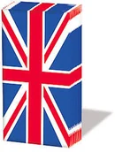 Chusteczki higieniczne - CHUSTECZKI DO NOSA - Union Jack - Flaga Brytyjska 50257 - miniaturka - grafika 1