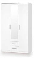 Szafy - Halmar szafa z lustem kolor biały LIMA S-3 - miniaturka - grafika 1