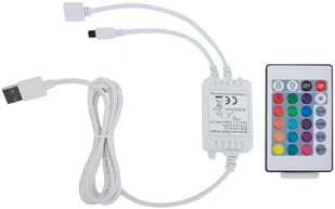 vidaXL Rama łóżka LED, jasnoszara, tkanina, 160 x 200 cm - Łóżka - miniaturka - grafika 7