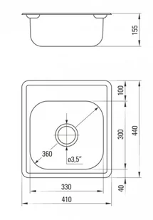 Deante Mercato ZHM 3100 - Zlewozmywaki - miniaturka - grafika 2
