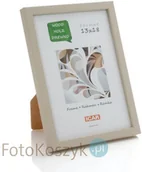 Ramki na zdjęcia - Icar Ramka drewniana Pinia kremowa (na zdjęcie 13x18 cm) - miniaturka - grafika 1