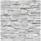 Tapety - Polami Tapeta winylowa na flizelinie szara cegła mur 10 mb - miniaturka - grafika 1