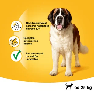 Pedigree DentaStix duże rasy) przysmak dentystyczny dla psów 7 szt 270g 25458-uniw - Suplementy i witaminy dla psów - miniaturka - grafika 2