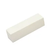Odżywki do paznokci - Peggy Sage Pack Of 10 White Sanding Nail Blocks komplet bloków polerskich do paznokci biały 10szt - miniaturka - grafika 1