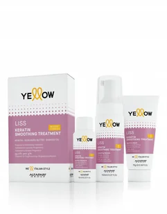 Yellow Zestaw Keratynowe Prostowanie Hit - Kosmetyki do stylizacji włosów - miniaturka - grafika 2