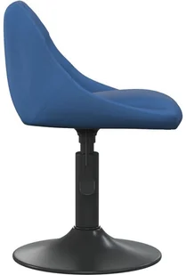 vidaXL Lumarko Stołek barowy, niebieski, obity aksamitem 335320 - Taborety i hokery - miniaturka - grafika 3