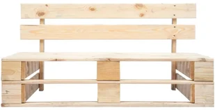 vidaXL Sofa ogrodowa z palet z piaskowymi poduszkami, sosna FSC - Ławki ogrodowe - miniaturka - grafika 6