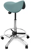 Meble i wyposażenie gabinetów medycznych - Juventas JDT2 taboret lekarski z siodłem regulowany na kółkach JDT2 - miniaturka - grafika 1