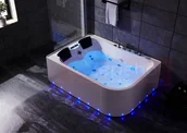 Wanny z hydromasażem - Zepehof Wanna z hydromasażem LS-7001 PRAWA prostokątna - miniaturka - grafika 1