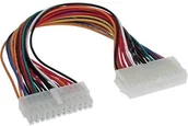 Kable światłowodowe - InLine power przedłużenie Intern, bieguny ST/BU, zasilacz sieciowy do płyty głównej, 30 cm 26629 - miniaturka - grafika 1
