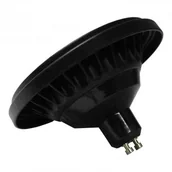 Taśmy LED - GTV Żarówka LED 12W ES111 GU10 850lm biała ciepła z diodami power z czarnym aluminiowym radiatorem i mleczną szybką GTV 8133 LD-ES11101-30 - miniaturka - grafika 1