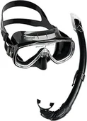 Sprzęt do nurkowania - Cressi Onda & Mexico zestaw do nurkowania dla dorosłych, czarny, jeden rozmiar DM1010155 - miniaturka - grafika 1