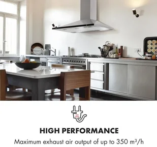 Klarstein Galina 90 Inox (TK15-Galina-90) - Okapy kuchenne - miniaturka - grafika 2