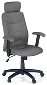 Fotele i krzesła biurowe - Ciemnoszary fotel obrotowy P8-P28 - miniaturka - grafika 1