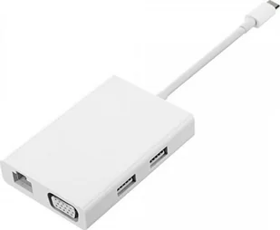 Adapter Xiaomi UCB-C/VGA + Ethernet 16590) Biała - Adaptery i przejściówki - miniaturka - grafika 2