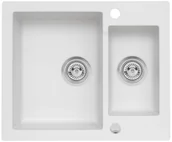 Zlewozmywaki - AXIS MOJITO 80 | Biały - miniaturka - grafika 1