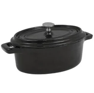 Wyposażenie lokali gastronomicznych - Vogue Naczynie żaroodporne żeliwne owalne mini | 315ml Y264 - miniaturka - grafika 1