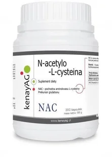 Kenay N-Acetylo-L-Cysteina 300vegcaps - Witaminy i minerały dla sportowców - miniaturka - grafika 2