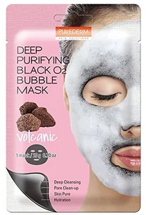 Purederm Głęboko oczyszczająca maska bąbelkowa do twarzy - Deep Purifying Black O2 Bubble Mask Volcanic Głęboko oczyszczająca maska bąbelkowa do twarzy - Deep Purifying Black O2 Bubble Mask Volcanic - Pozostałe kosmetyki do pielęgnacji twarzy Purederm Głęboko oczyszczająca maska bąbelkowa do twarzy - Deep Purifying Black O2 Bubble Mask Volcanic Głęboko oczyszczająca maska bąbelkowa do twarzy - Deep Purifying Black O2 Bubble Mask Volcanic - Pozostałe kosmetyki do pielęgnacji twarzy - miniaturka - grafika 2