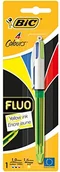 Długopisy - BIC Fluo 933949 długopis kulkowy, 4-kolorowy 933949 - miniaturka - grafika 1