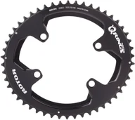 Części rowerowe - Rotor Rotor Aldhu Zębatka rowerowa 110x4 zewn. owalna, black matte/black glossy 54T 2021 Zębatki przednie ROCRQ110R45400B - miniaturka - grafika 1