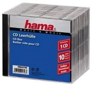 Hama 10ks/bal (44746) - 10szt - w opakowaniu - Pudełka i akcesoria na płyty CD - miniaturka - grafika 2