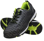 Obuwie robocze - Reis BRVARAN S1 SRA - buty bezpieczne, odblaskowe, podnosek, materiał z siateczką, podeszwa olejo i benzynoodporna antyelektrostatyczna, antypoślizgowa - 38-47. - miniaturka - grafika 1