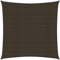 Parasole ogrodowe - vidaXL Żagiel przeciwsłoneczny, 160 g/m, brązowy, 3,6x3,6 m, HDPE vidaXL - miniaturka - grafika 1