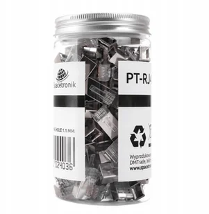 Wtyk RJ45 przelotowy kat6 Ftp PT-RJ456FT-11 100szt - Wtyczki i adaptery - miniaturka - grafika 4