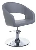 Fotele fryzjerskie - Barbiero Fotel fryzjerski Paolo BH-8821 jasny szary BH-8821/188 - miniaturka - grafika 1