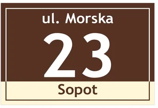 Tabliczka Adresowa z numerem domu tablica 30x20 cm - Numery na dom - miniaturka - grafika 25