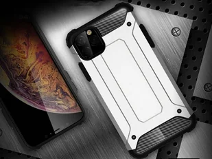 Alogy Etui Hard Armor do Apple iPhone 11 Pro Max srebrne 7152X27 - Etui i futerały do telefonów - miniaturka - grafika 7