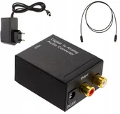 Przetworniki DAC - Konwerter optyczny Toslink Coaxial na 2x Rca Cinch - miniaturka - grafika 1