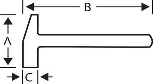 BAHCO młotek ślusarski do prac z metalem, 1500g, [481-1500] 481-1500 - Młotki - miniaturka - grafika 4